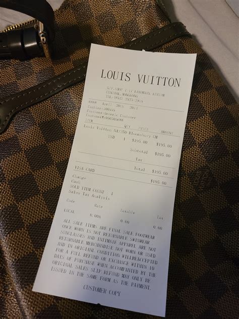 louis vuitton hong kong receipt|louis vuitton wallet receipt.